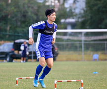 Công Phượng hào hứng trong buổi tập đầu với CLB TP.HCM